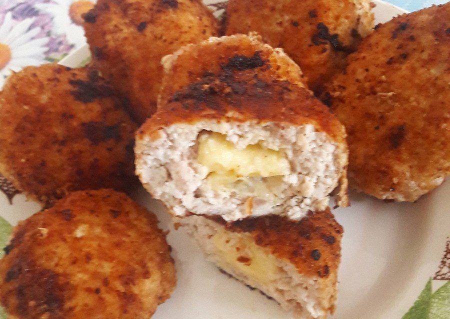 Биточки с сыром