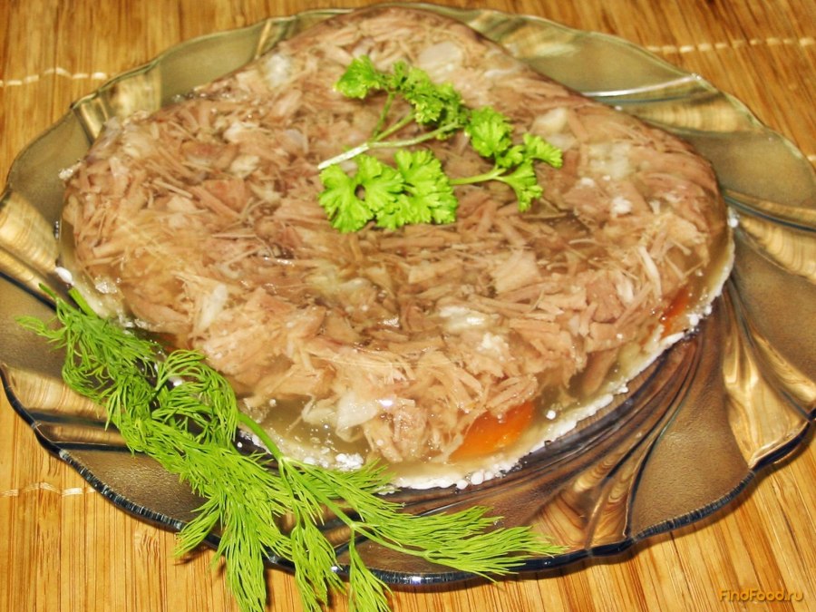 Холодец из свиного языка