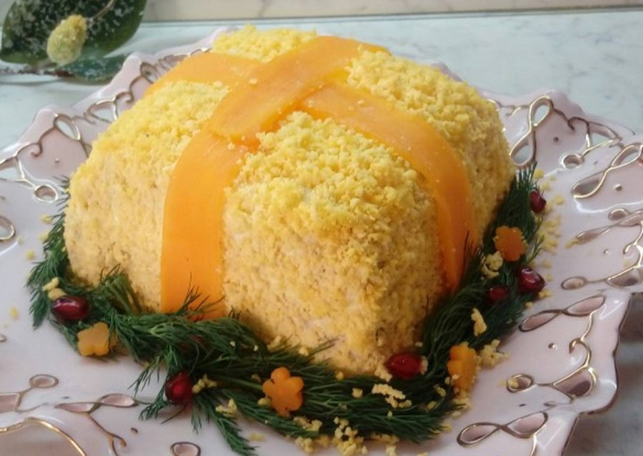 Салат Мимоза Веганский