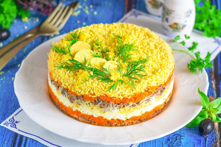 Салат Мимоза Анастасия Скрипкина