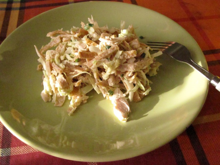 Блинный салат