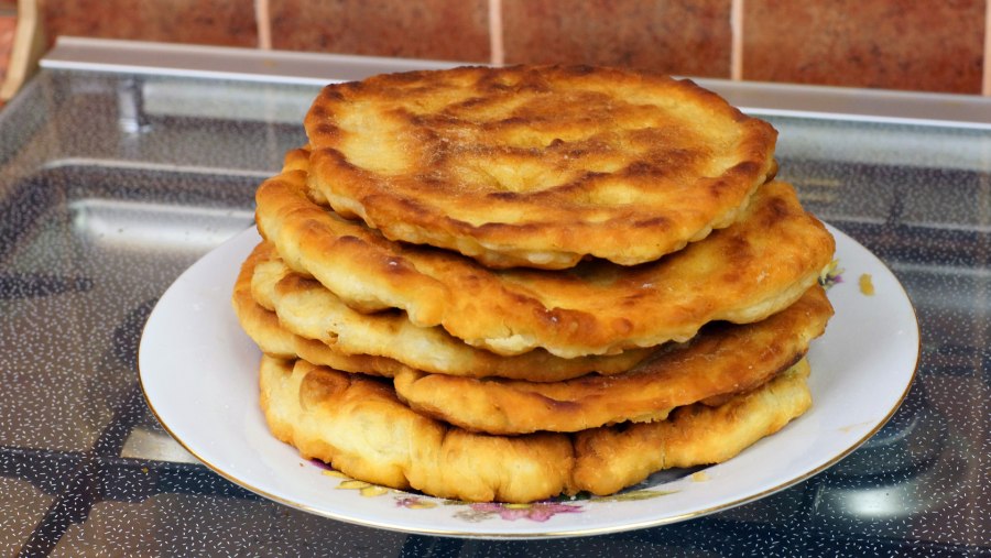Лепёшки на кефире