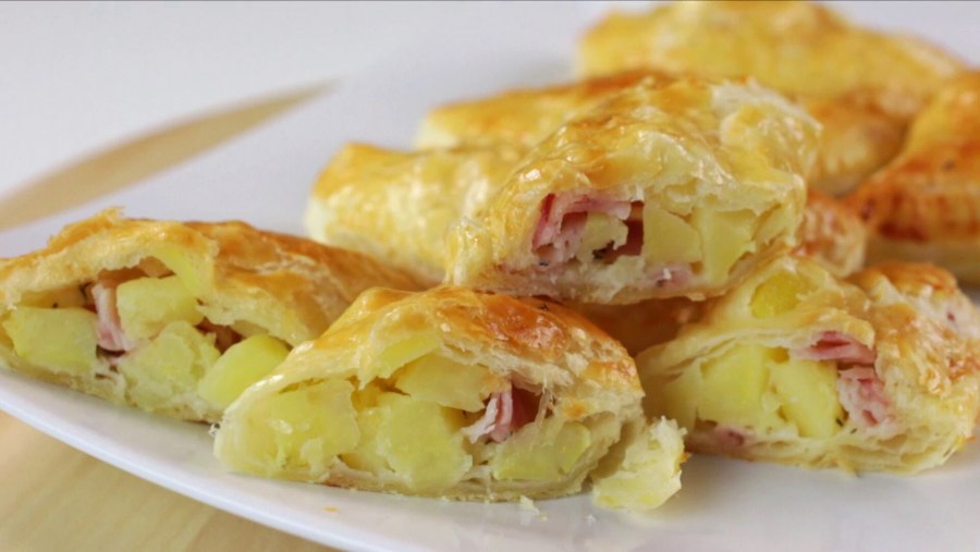 Слойка с картошкой