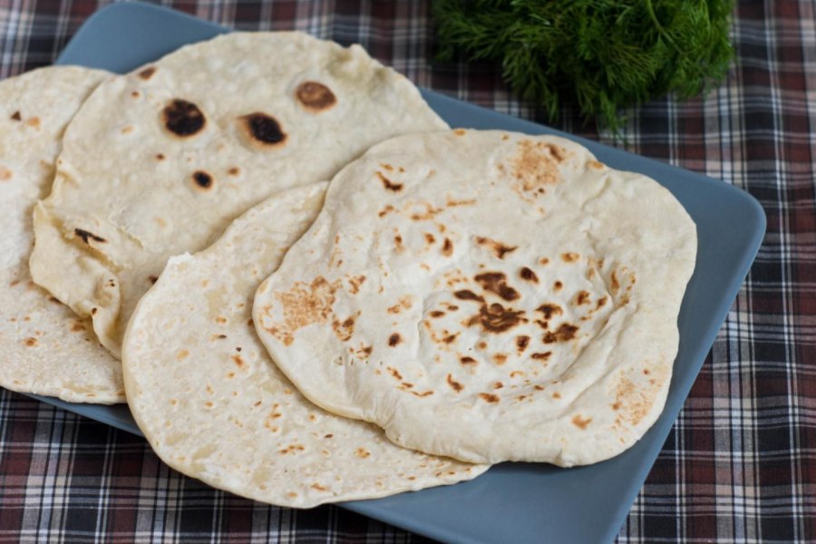 Лепёшки на воде и муке