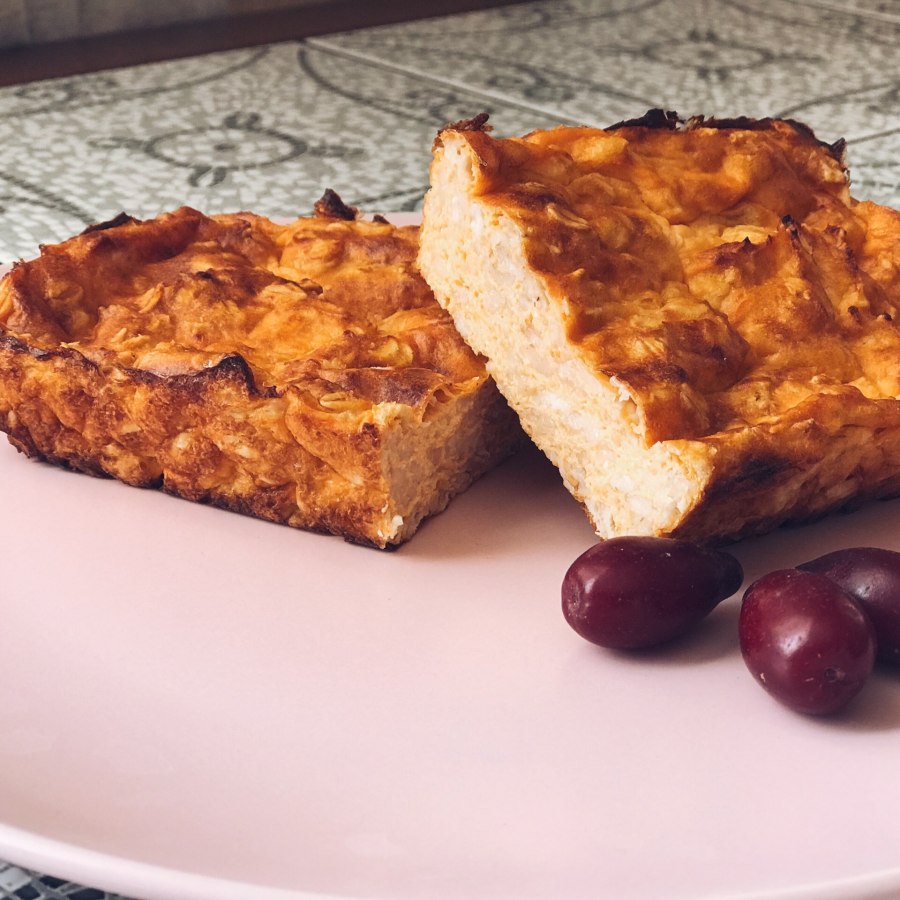 Каша с вареным яйцом