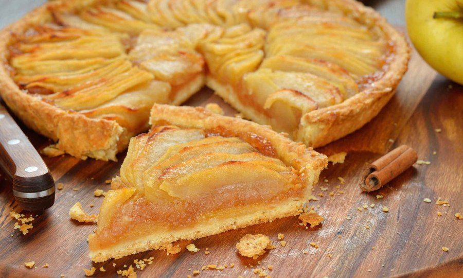 Порционный яблочный пирог