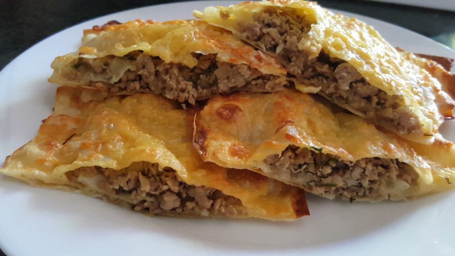 Лаваш с фаршем