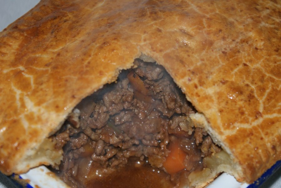 Мясной пирог с фаршем