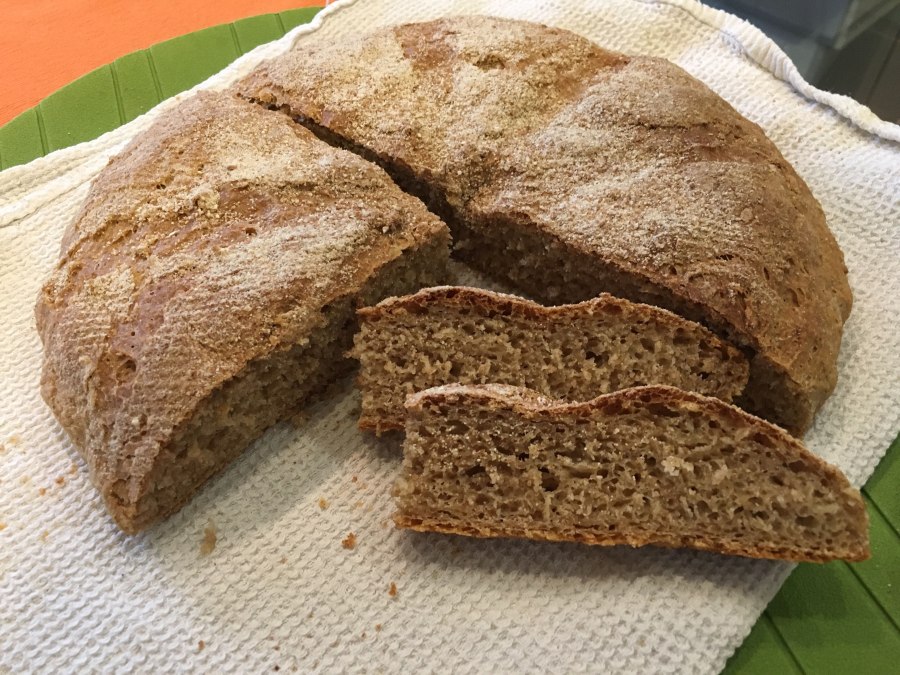 Ржано-пшеничный цельнозерновой хлеб