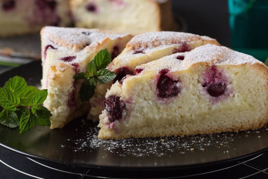 Песочные печеньки с творогом