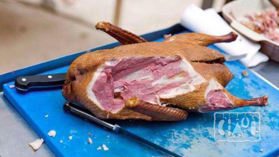 Запеченный Гусь в разрезе