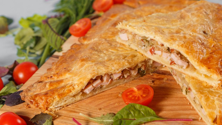 Пирог с курицей и картошкой
