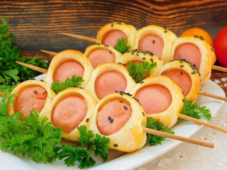 Закуска из сосисок