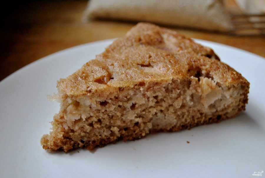 Овсяная шарлотка