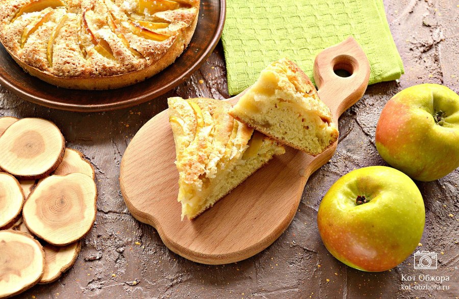Диетическая шарлотка