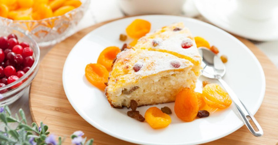 Запеканка с изюмом