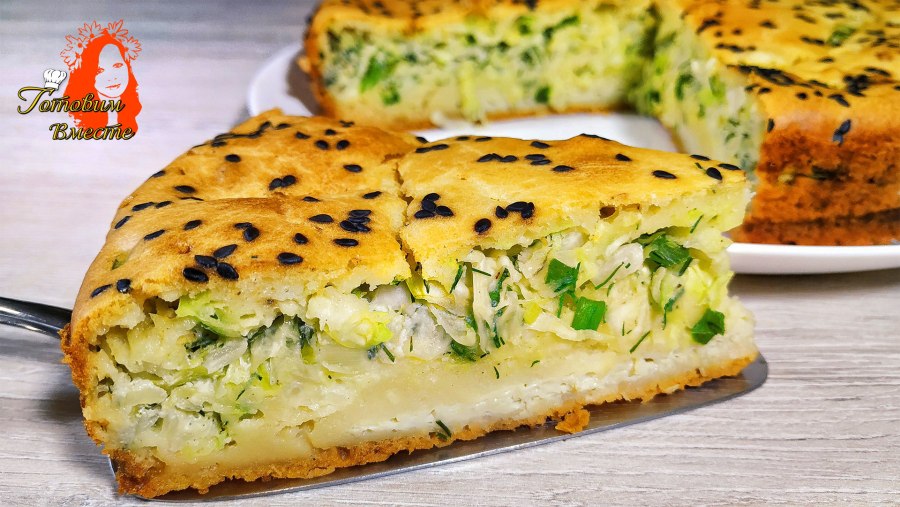 Кухня наизнанку заливной пирог с капустой