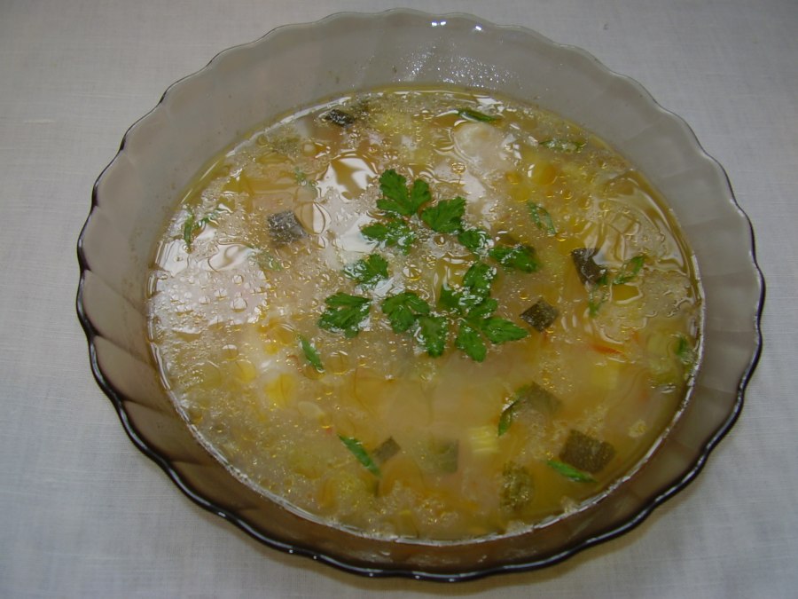 Рассольник домашний с капустой
