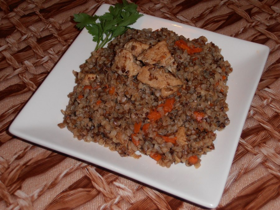 Гречка с говядиной