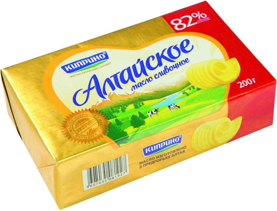 Масло сливочное Алтайское Киприно