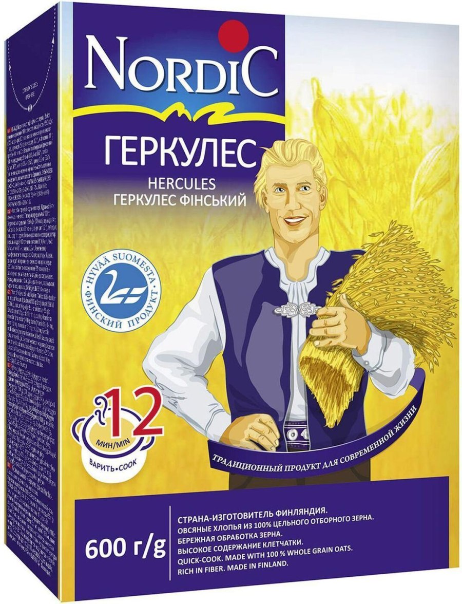 Хлопья Органик овсяные 4life
