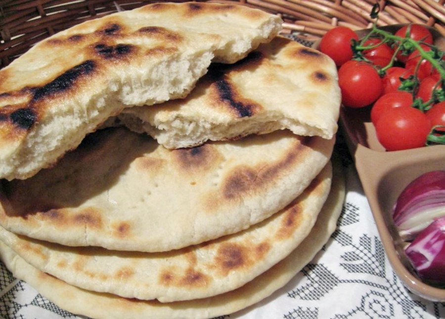 Лепёшки на сковороде