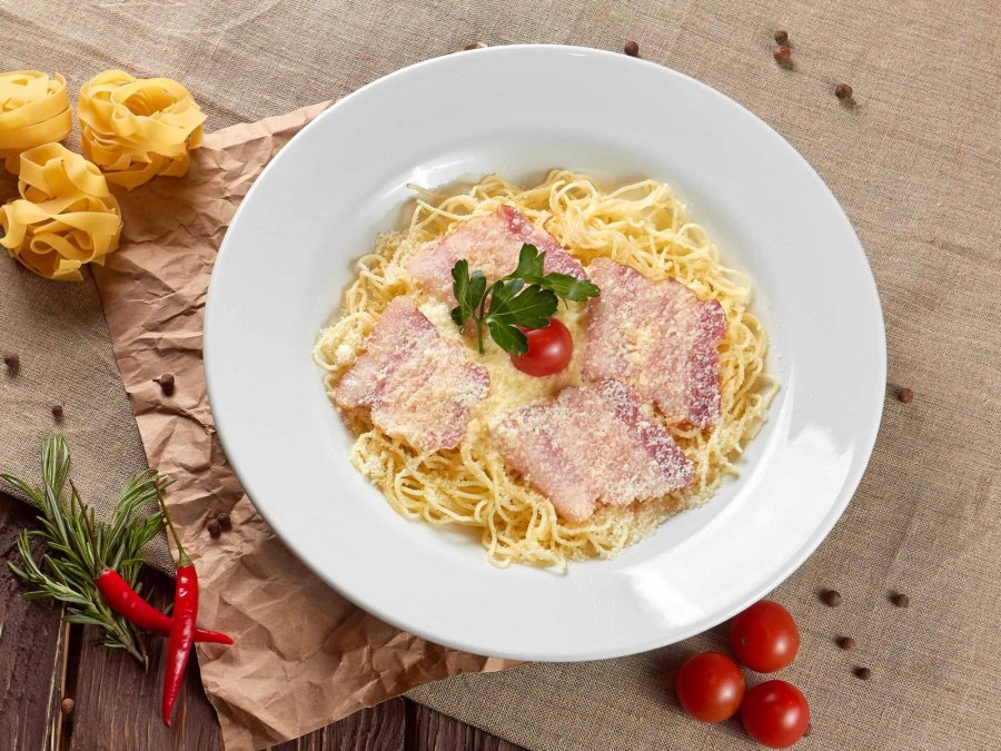 Макароны для пасты карбонара