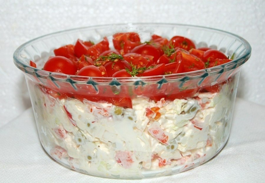 Салат красная шапочка