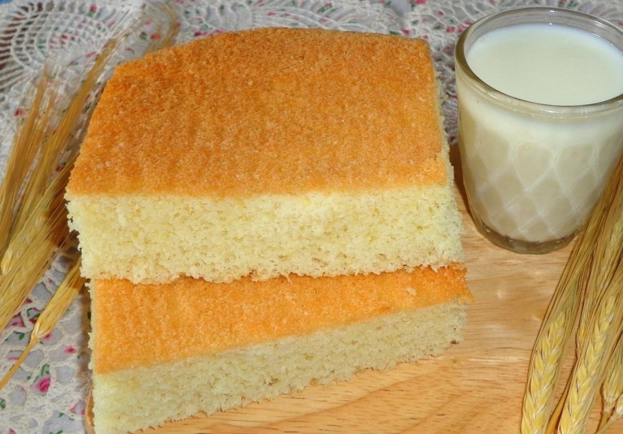 Бисквит с молоком