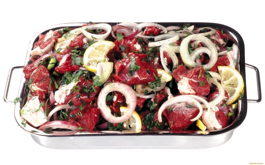 Шашлык маринованный