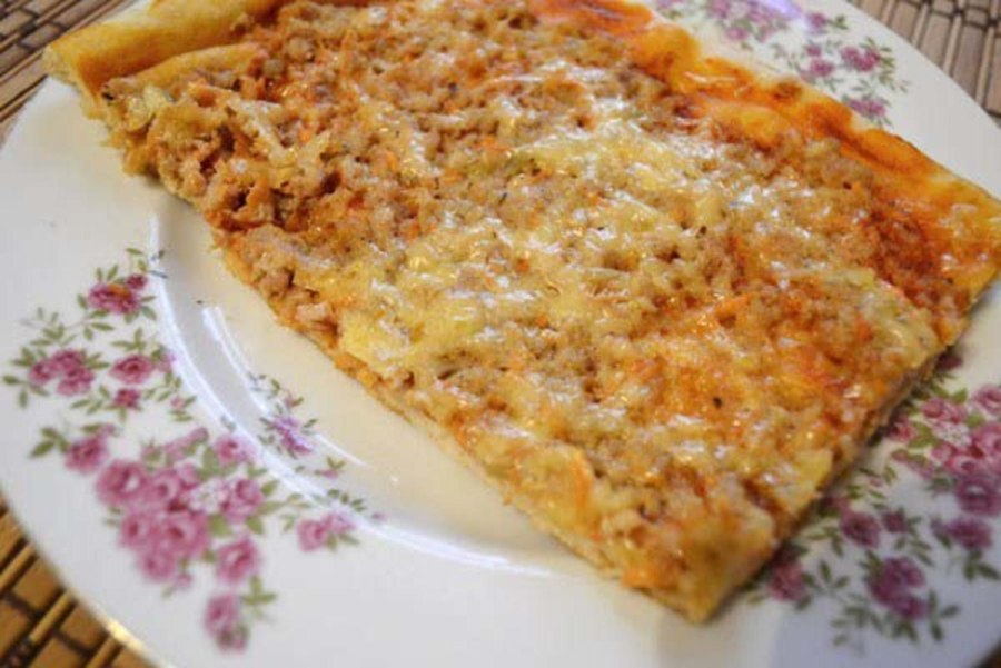 Пицца корейская с фаршем
