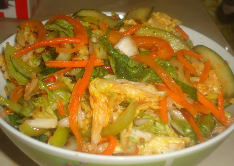 Салат из Капинской капусты
