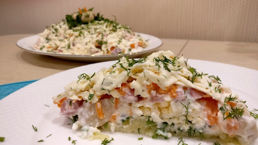Салаты на новый год с грибами