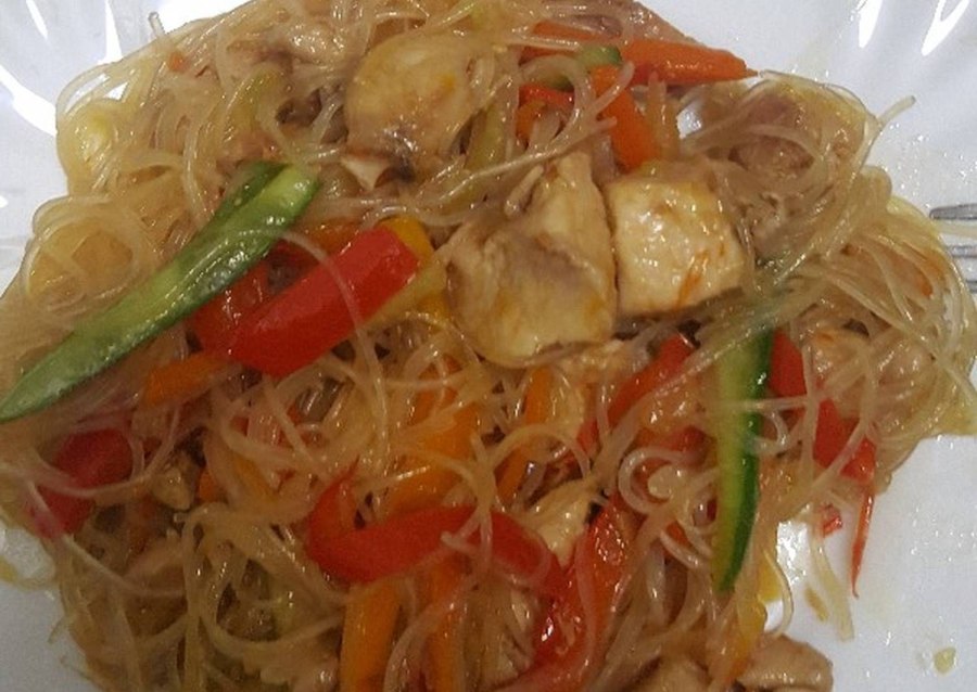 Фунчоза с арахисом