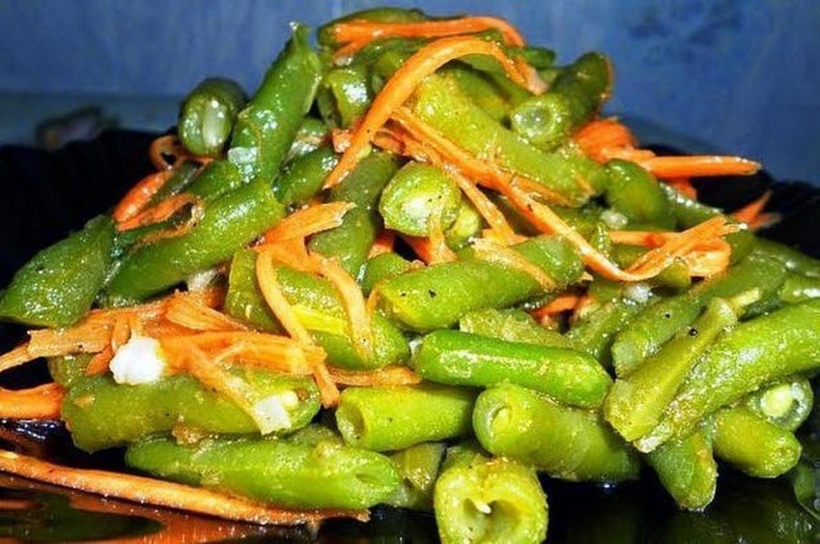 Зелёная фасоль стручковая по-корейски