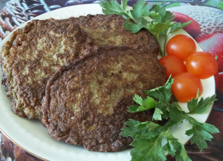Оладьи из куриной печени