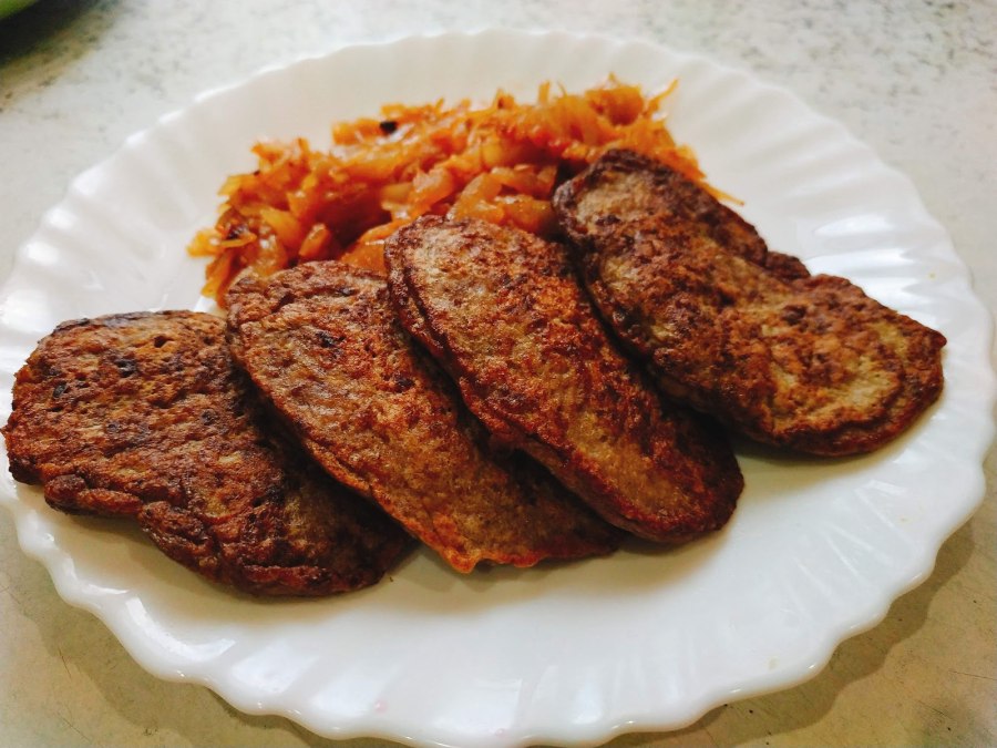 Оладьи из куриной печени