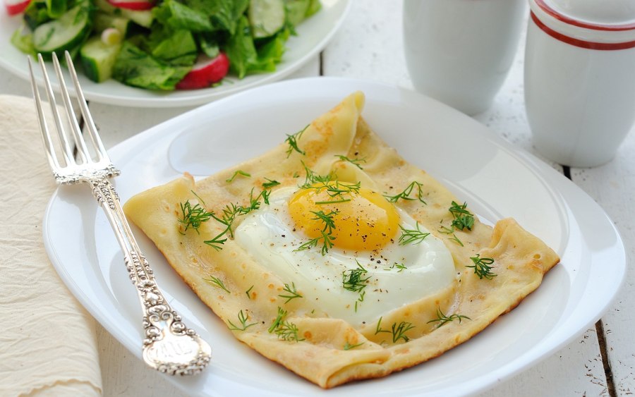 Оригинальная яичница