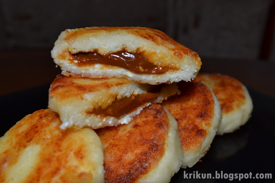 Сырники со сгущенкой