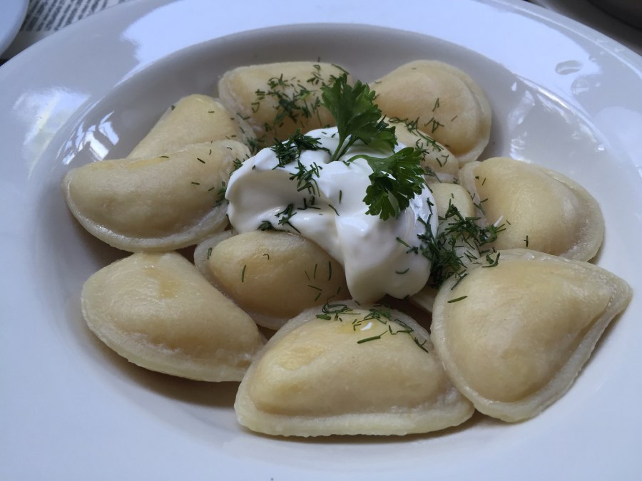 Вареники с картошкой и мясом