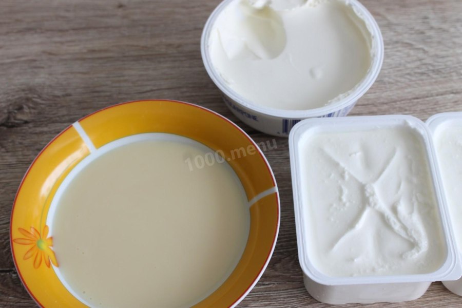 Крем из творога и сгущенки для торта