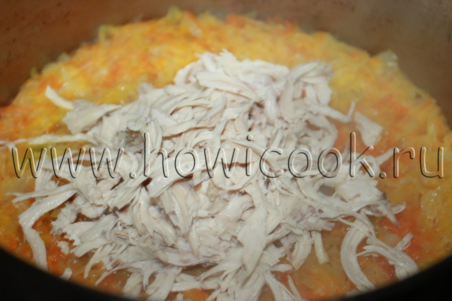 Тушёная капуста с картошкой