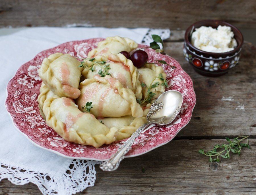 Вареники с мясом