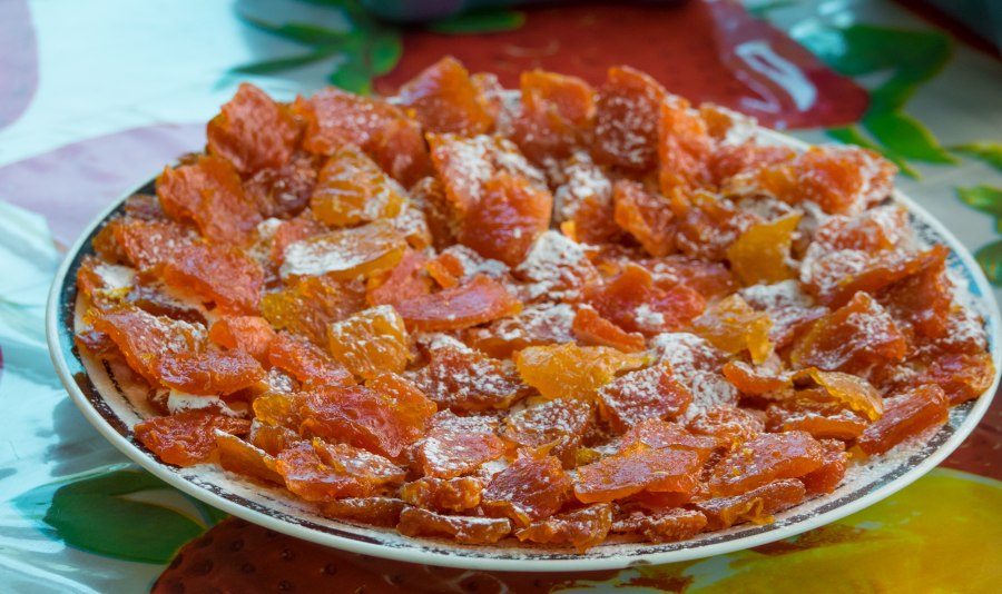 Цукаты с апельсином и тыквой