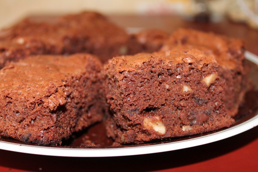 Брауни с грецкими орехами