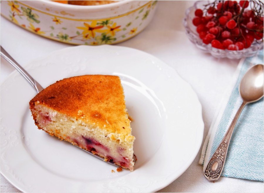 Манник с брусникой
