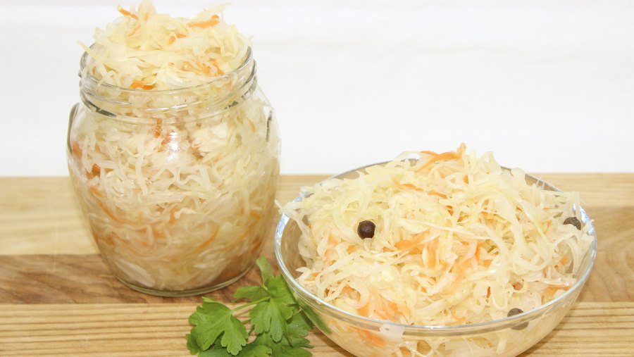 Капуста квашеная с морковью шинкованная, 2кг