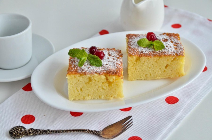 Классический манник на молоке