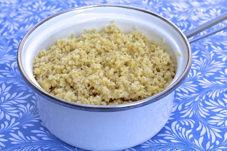 Пшенная каша в сыром виде