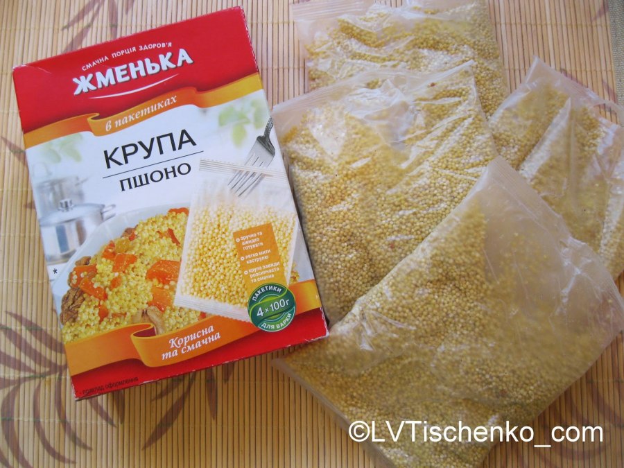 Пшенная каша в пакетиках